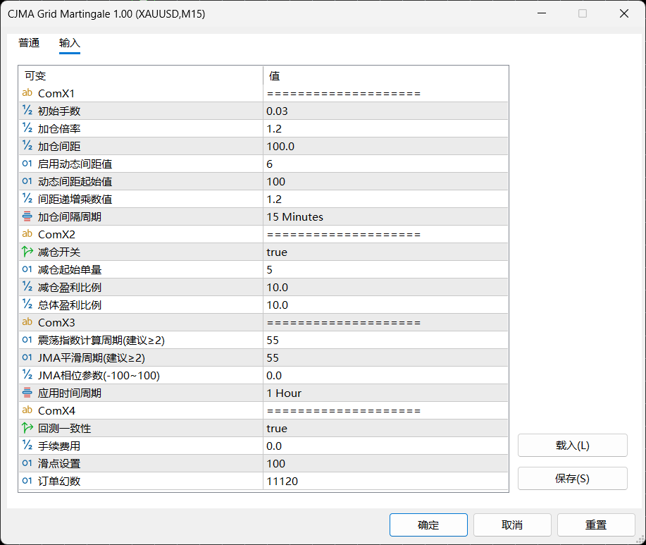 【万象网格系列】CJMA Grid Martingale___JMA过滤网格-图片1